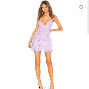 Roxanne Mini Dress in Lilac (Size S)